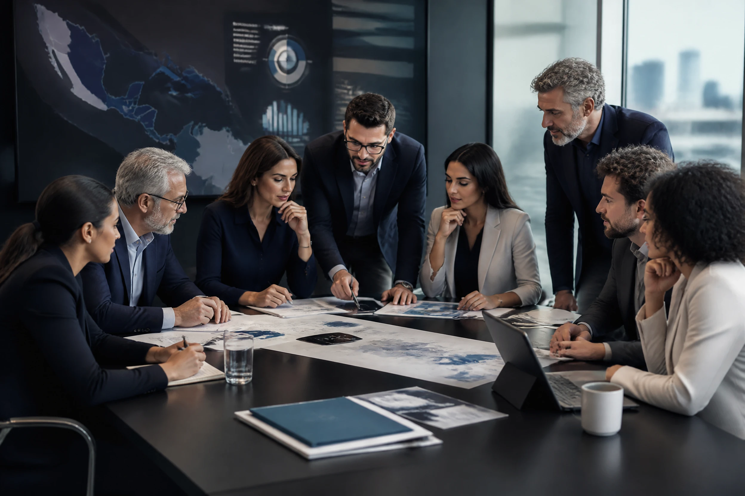 Liderazgos empresariales, políticos y sociales trabajando en unidad
